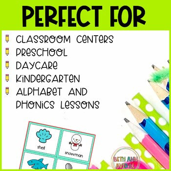 Letter S Activities Bingo Letter Sounds Letter S Beginning Sound Alphabet Games
