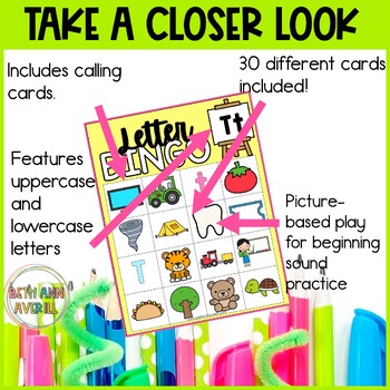 Letter T Activities Bingo Letter Sounds Letter T Beginning Sound Alphabet Games