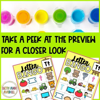 Letter T Activities Bingo Letter Sounds Letter T Beginning Sound Alphabet Games