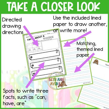 Alphabet Directed Drawing and Writing Kindergarten Back to School