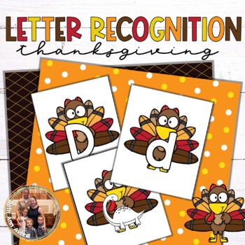 Thanksgiving Turkey Alphabet Recognition Cards Thanksgiving Salt Tray