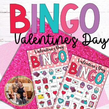 Valentines Day Activities Valentines Day Bingo for Classroom Parties