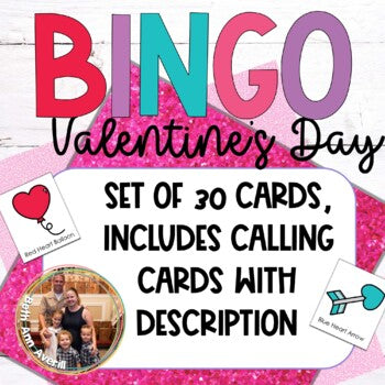 Valentines Day Activities Valentines Day Bingo for Classroom Parties