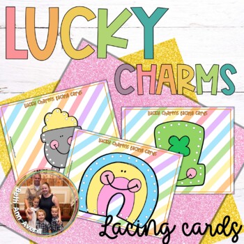 St Patricks Day Lacing Cards Lucky Charms Themed Center Activities