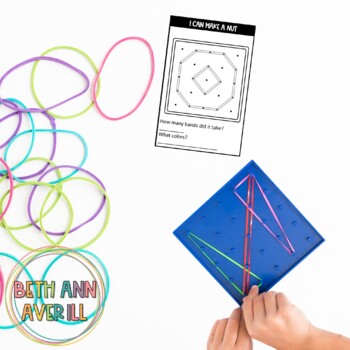 Construction Themed Geoboards for Preschoolers