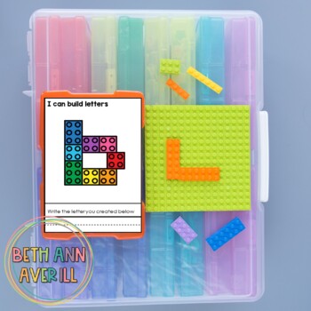 Building Bricks Lowercase Alphabet Letter Builder Mats