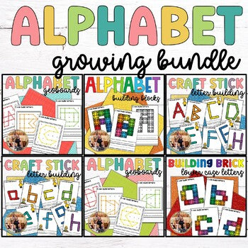 Alphabet Builder Fine Motor Skills Bundle