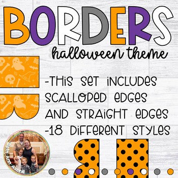 Halloween Bulletin Board Borders