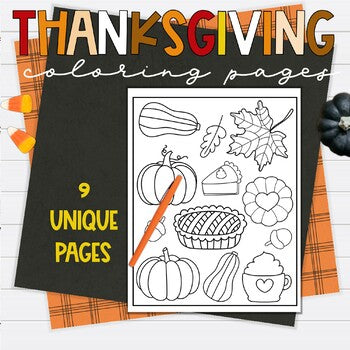 Thanksgiving Coloring Pages