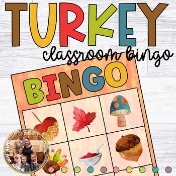 Thanksgiving Classroom Bingo Cards