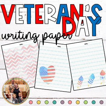 Veterans Day Writing Paper