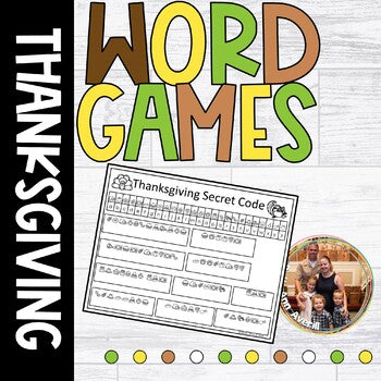 Thanksgiving Word Problems for Classroom Parties
