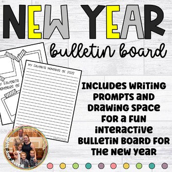 New Years 2024 Bulletin Board Ideas for Writing