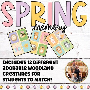 Woodland Creatures Memory Game