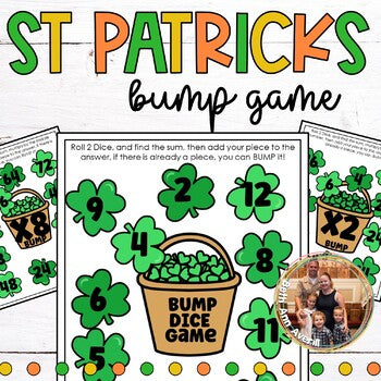 St. Patrick's Day Multiplication Bump Game