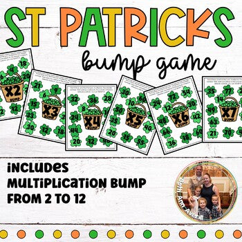 St. Patrick's Day Multiplication Bump Game