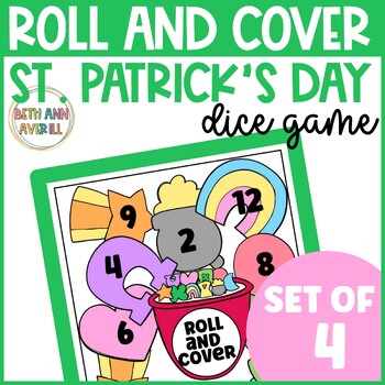 St. Patrick's Day Roll and Cover Dice Game