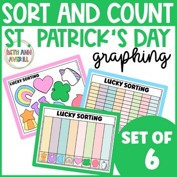 Lucky Charms Graphing St Patrick's Day Math Centers Sort and Count