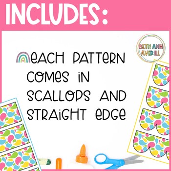 Spring Bulletin Board Borders Kit for March Printable Bulletin Board Borders