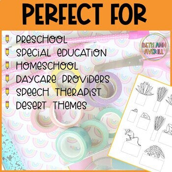 Desert Habitat Diorama Printable Craft Activity Desert Theme Diorama Project