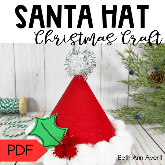 Paper Plate Santa Hat
