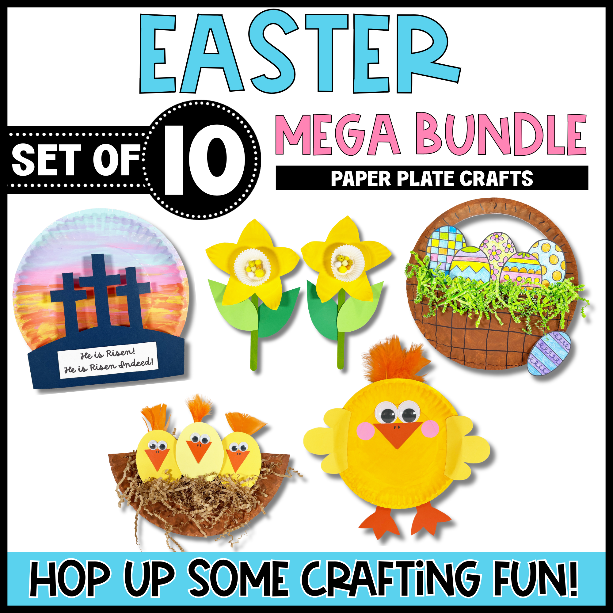 Easter Paper Plate Craft Bundle – Beth Ann Averill
