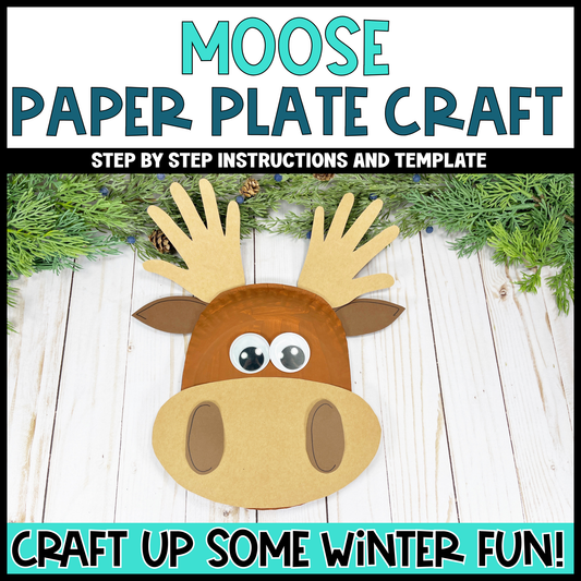 Moose Paper Plate Craft
