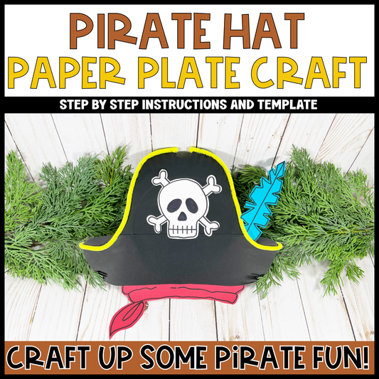 Pirate Hat Paper Plate Craft