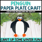 Penguin Paper Plate Craft