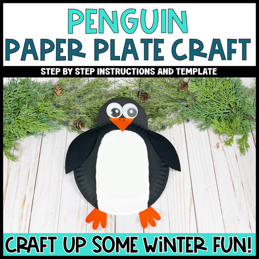 Penguin Paper Plate Craft