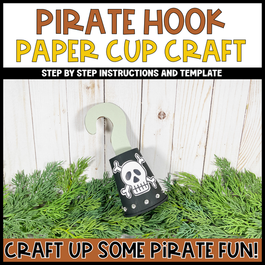 Pirate Hook Paper Cup Craft