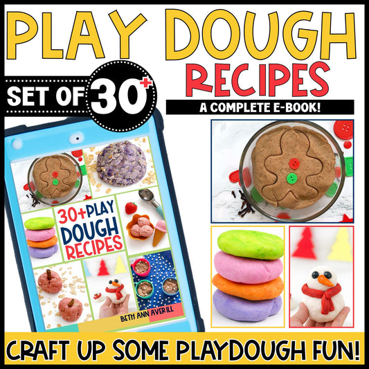 30+ Play Dough Recipes for Kids Ebook