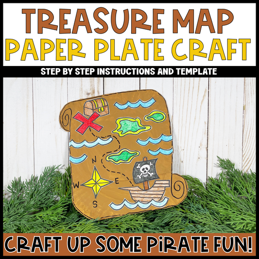 Treasure Map Paper Plate Craft