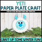 Winter Animal Paper Plate Craft Bundle