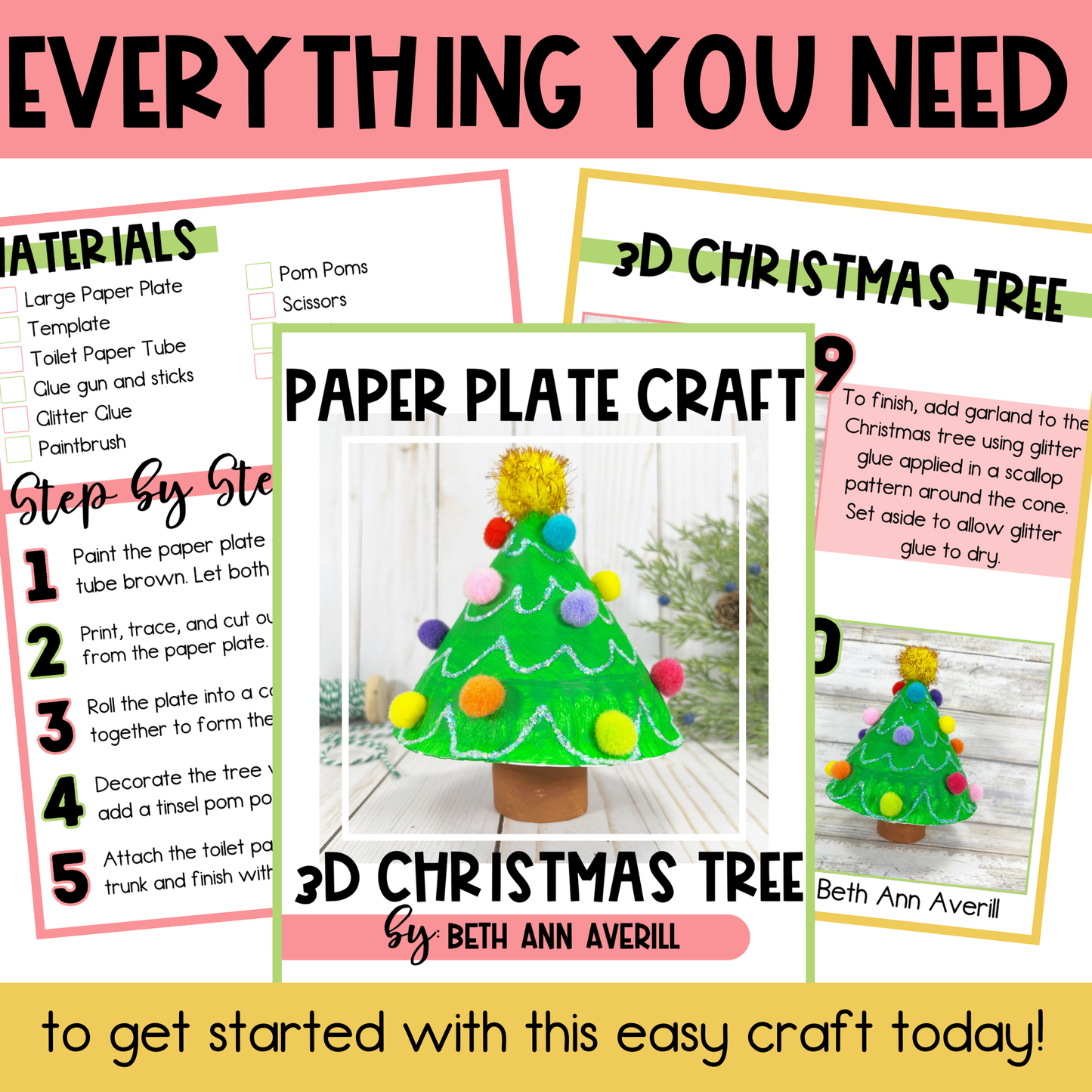 Christmas Paper Plate Craft Mega Bundle