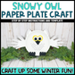 Snowy Owl Paper Plate Craft