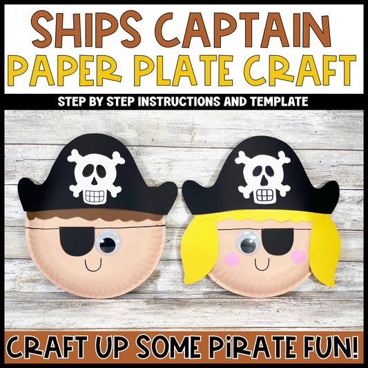 Pirate Captain Paper Plate Craft