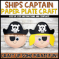 Pirate Paper Plate and Paper Cup Craft Bundle