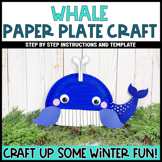 Whale Paper Plate Craft