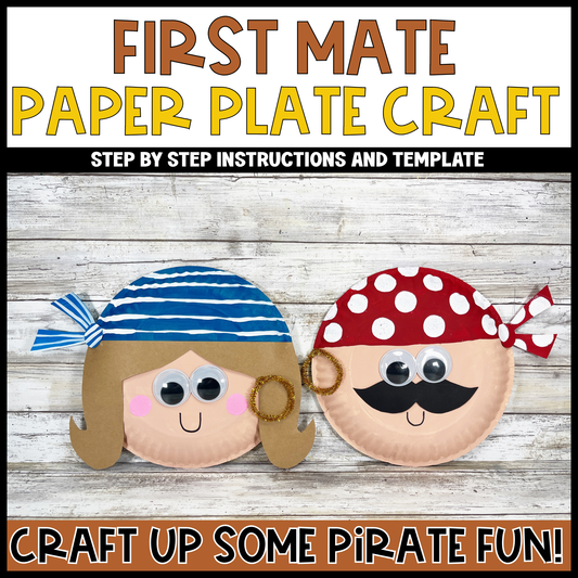 Pirate First Mate Paper Plate Craft