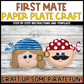 Pirate Paper Plate and Paper Cup Craft Bundle