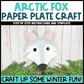 Arctic Fox Paper Plate Craft