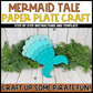 Mermaid Tail Paper Plate Craft