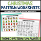 Pattern Worksheet Cut and Paste Pattern Activity Bundle
