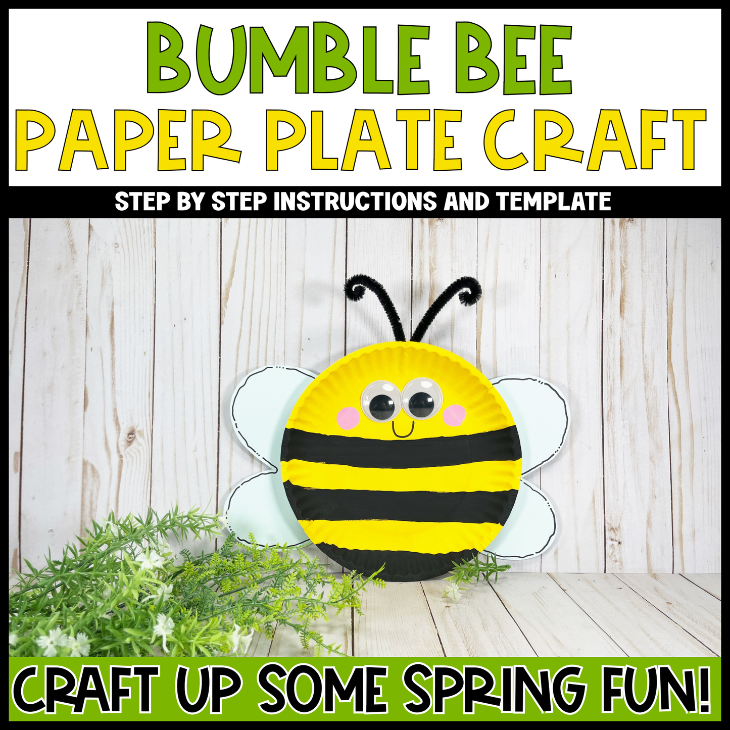 Spring & Garden Paper Plate Craft Bundle