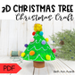 Paper Plate 3D Christmas Tree
