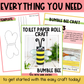 Bumble Bee Toilet Paper Roll Craft
