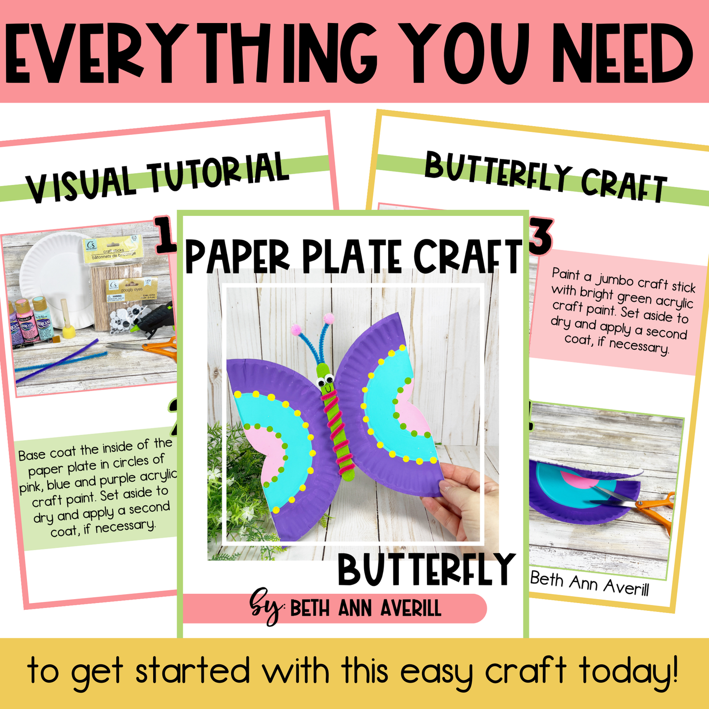 Butterfly Paper Plate Craft