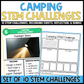 Camping Stem Challenges with Recording Sheets & Reflection Pages