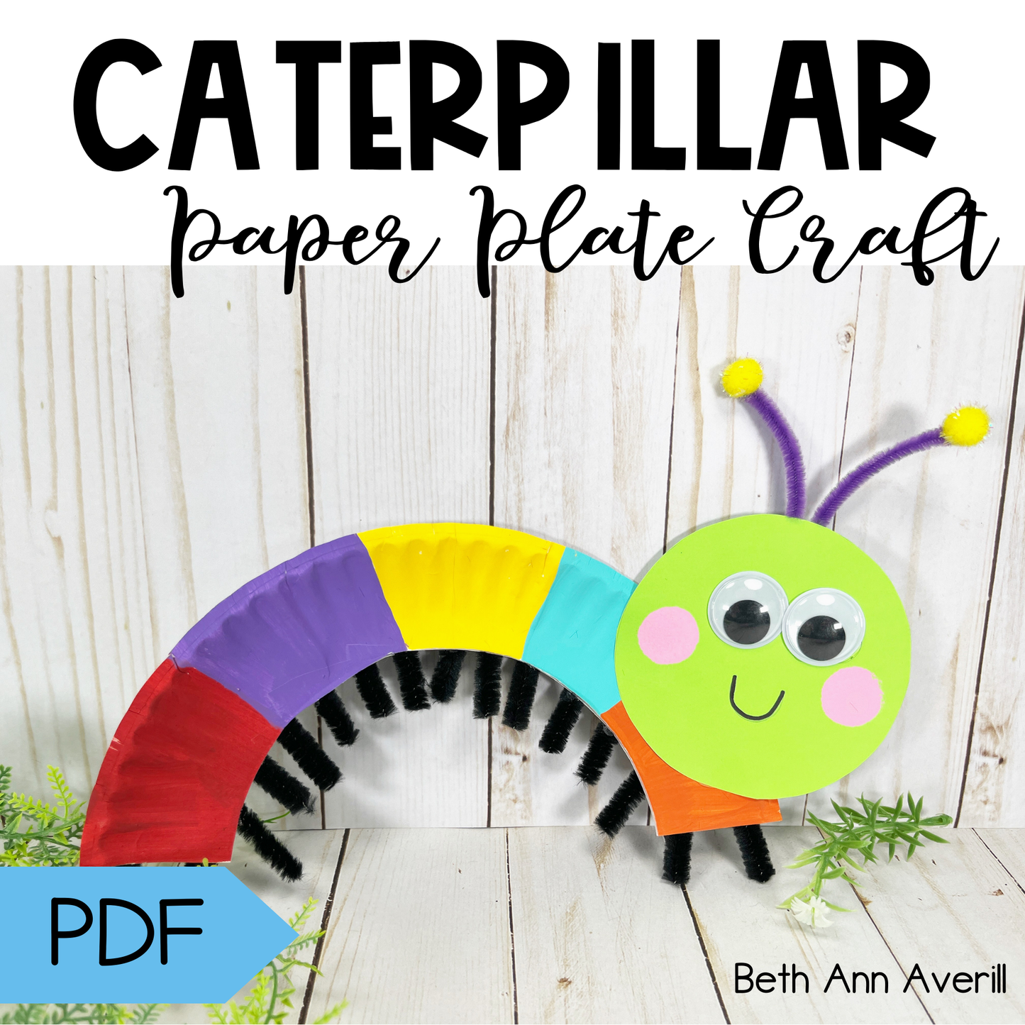 Caterpillar Paper Plate Craft